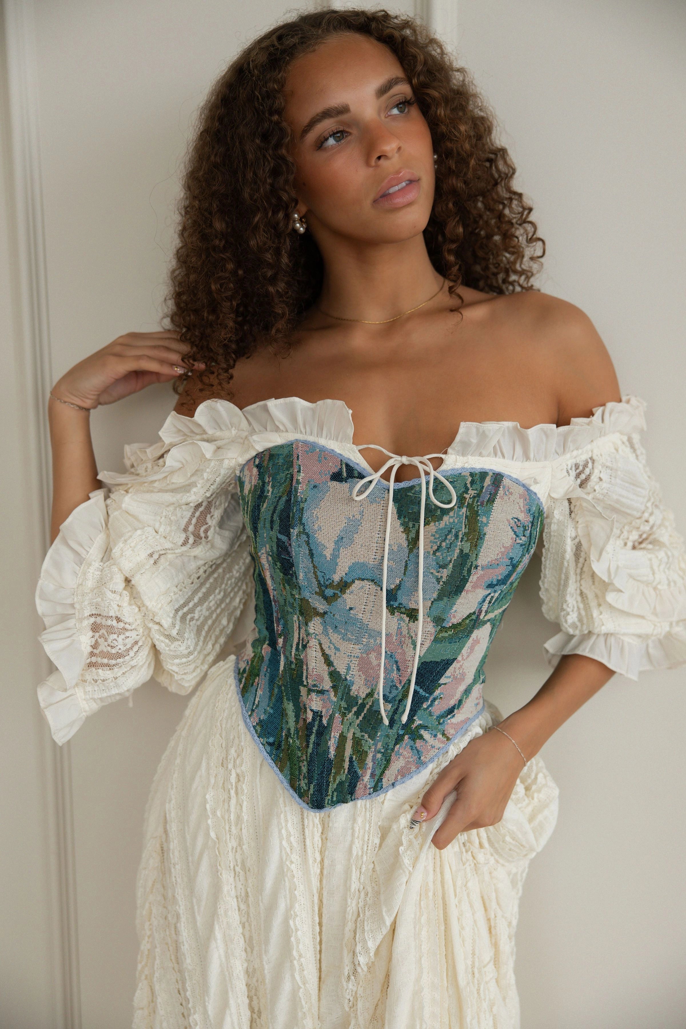 Cora Corset Green