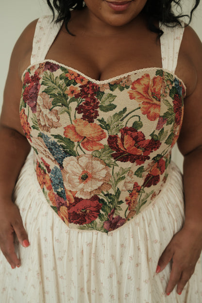 Cora Corset Burgundy