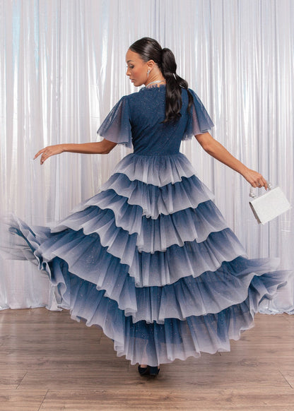 chic size inclusive model wearing JessaKae Clarabelle Dress