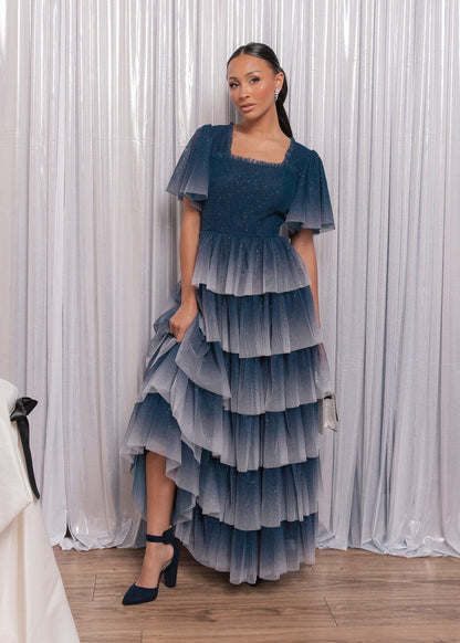 chic size inclusive model wearing JessaKae Clarabelle Dress