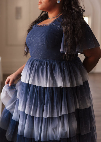chic size inclusive model wearing JessaKae Clarabelle Dress