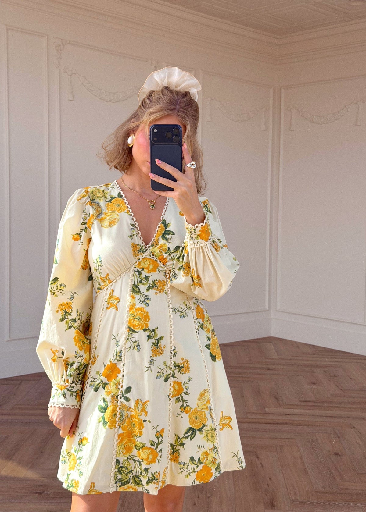chic size inclusive model wearing JessaKae Lettie Dress
