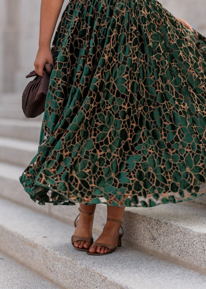 chic size inclusive model wearing JessaKae Melena Dress
