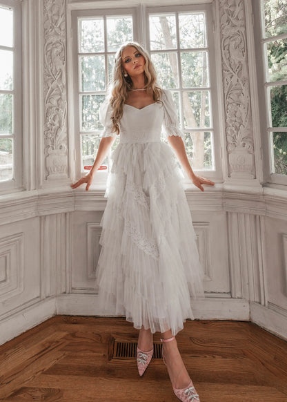 Thumbelina Dress Dresses - JessaKae - Thumbelina Dress - Green Lace / XXS