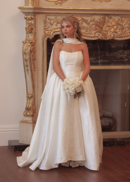 chic size inclusive model wearing JessaKae Victoria Dress