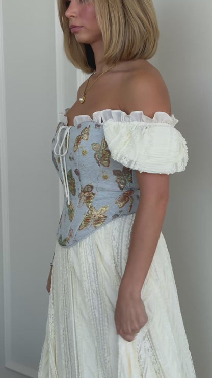 Butterfly Corset | Blue